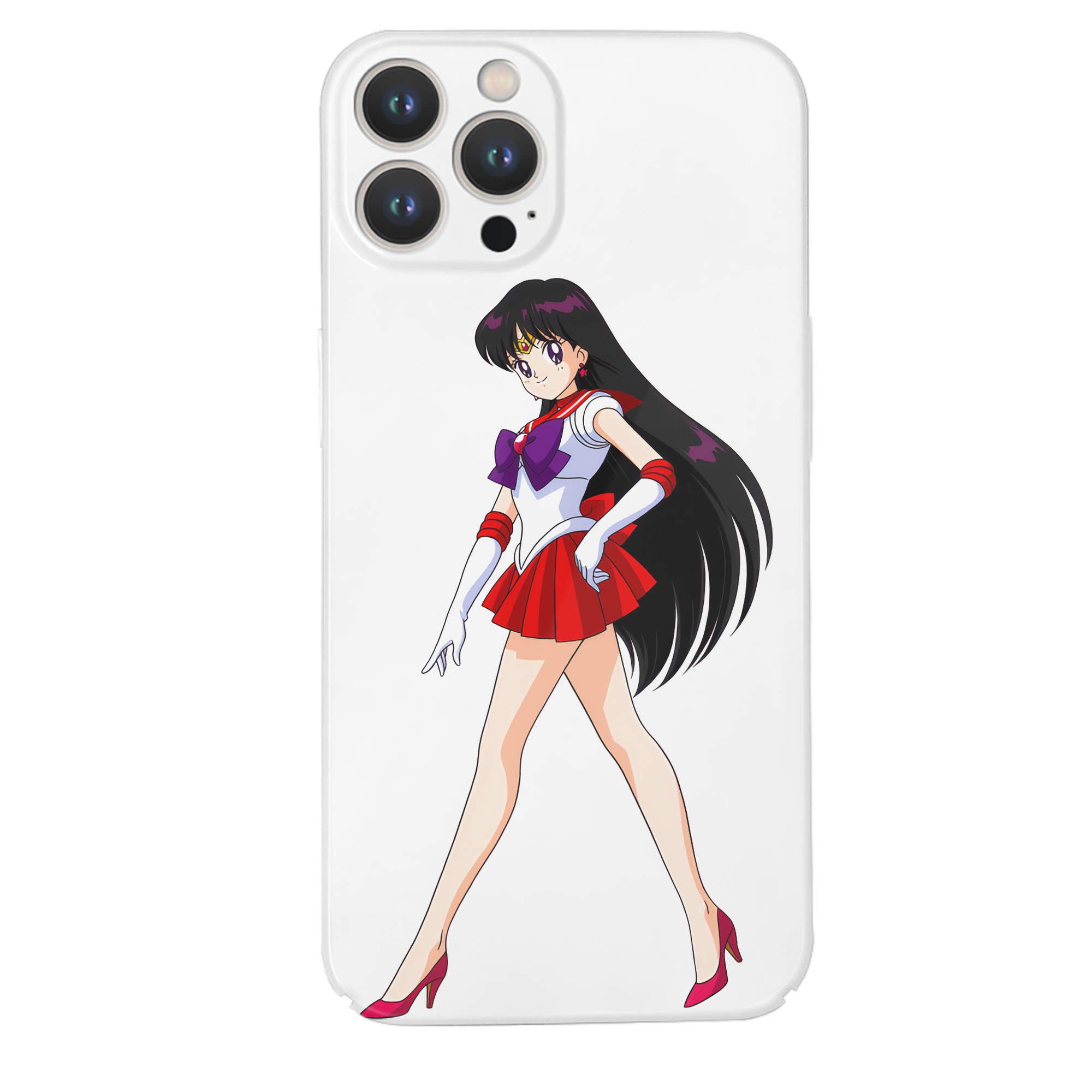 （画像用） 美少女戦士セーラームーン 火野レイ ひの レイ Sailor Moon Hino Rei （セーラーマーズ,Sailor Mars） 【iPhone 14シリーズ対応】ハードケース
